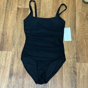 NWT Athleta Square Neck One Piece Swimsuit
